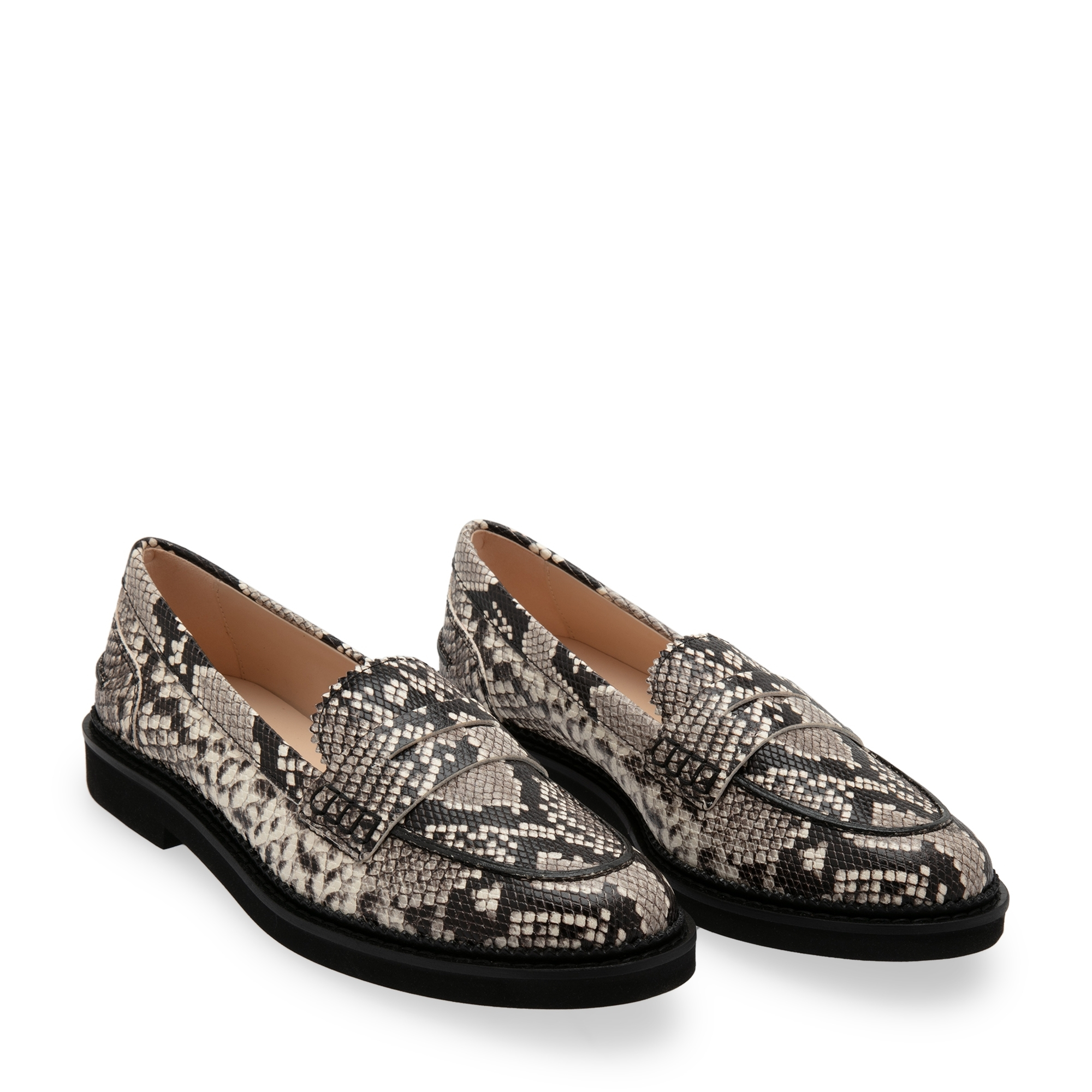 

Leather loafers, Black