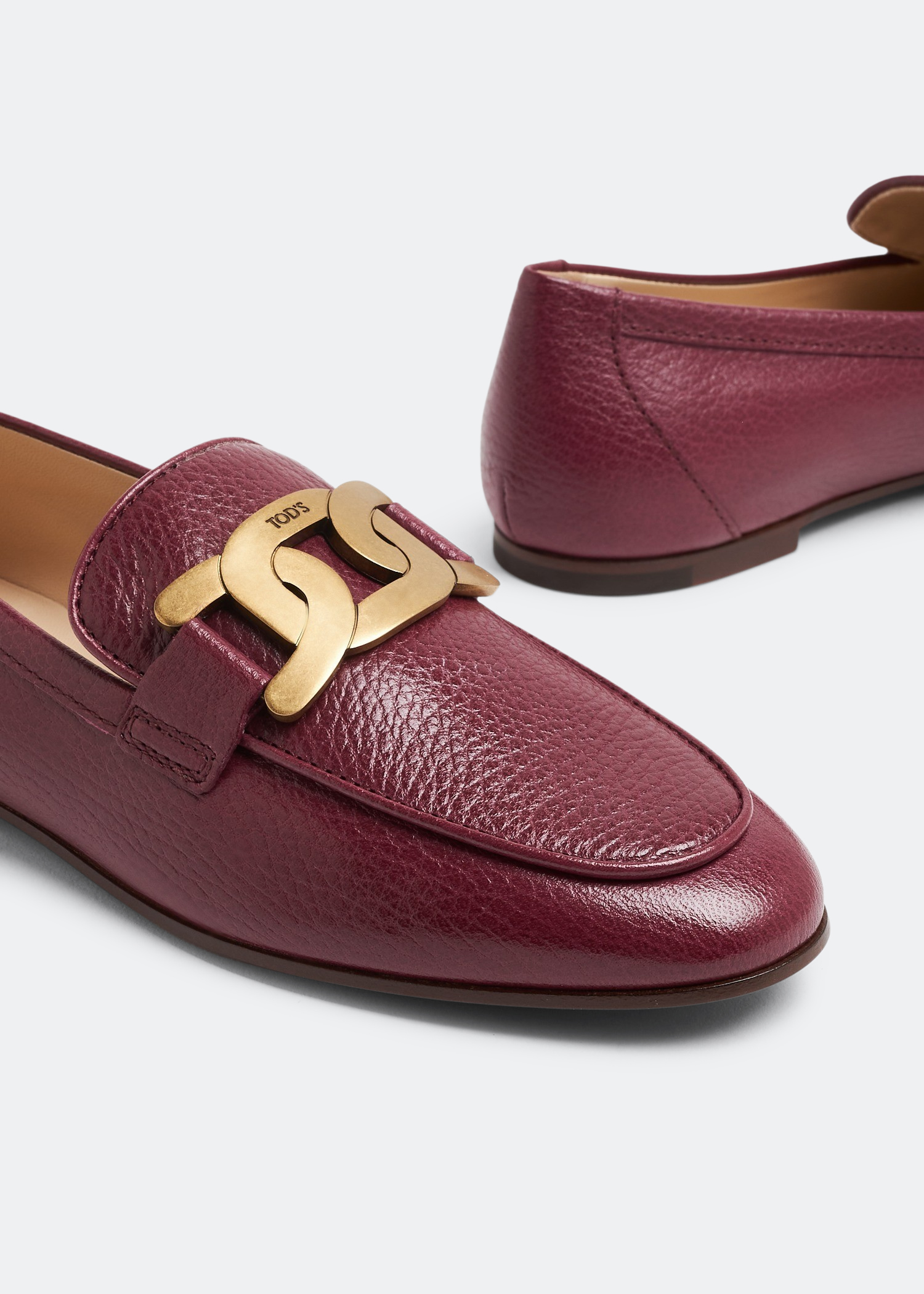 

Kate leather loafers, Burgundy