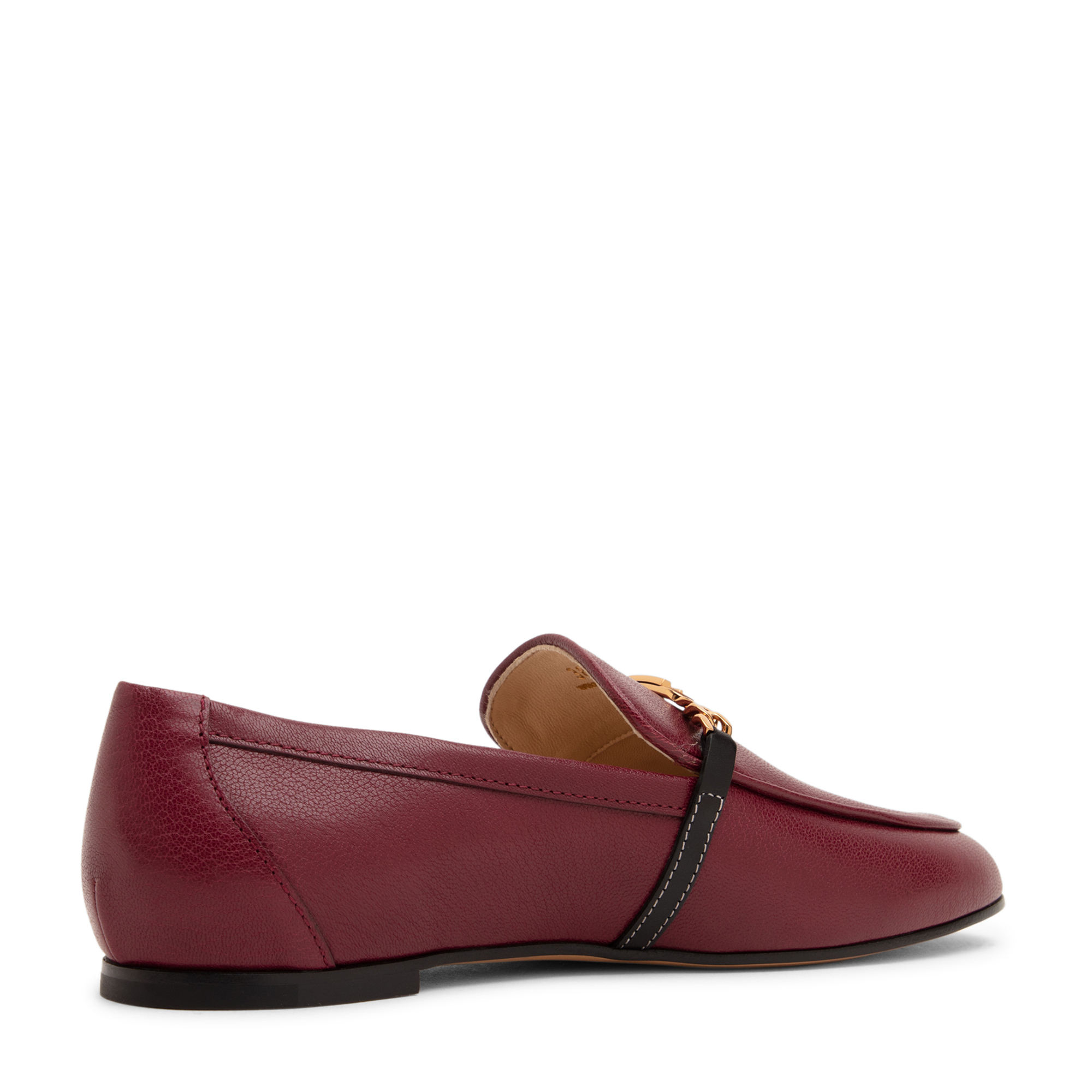 

Leather loafers, Red