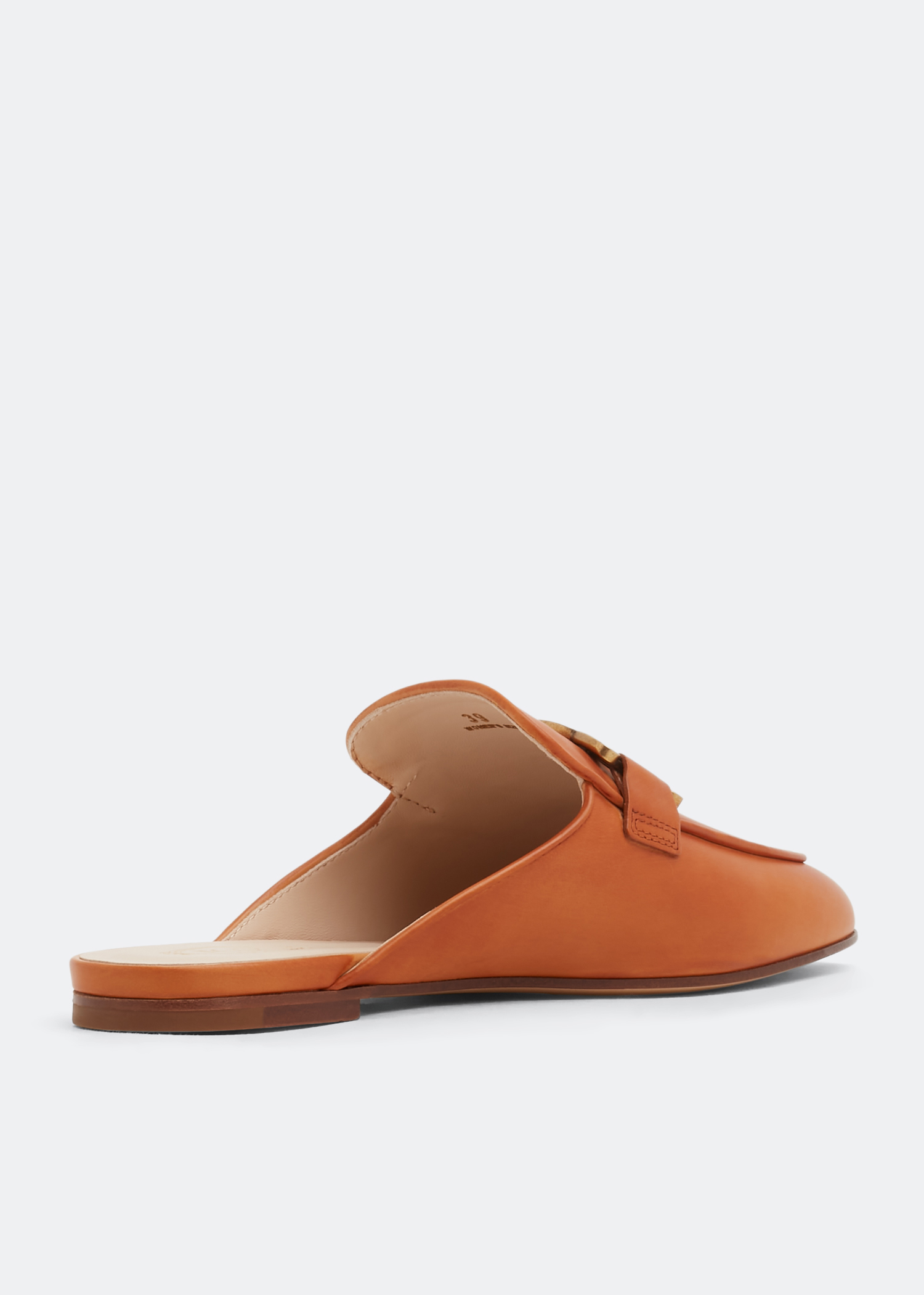Tod's mules in leather top