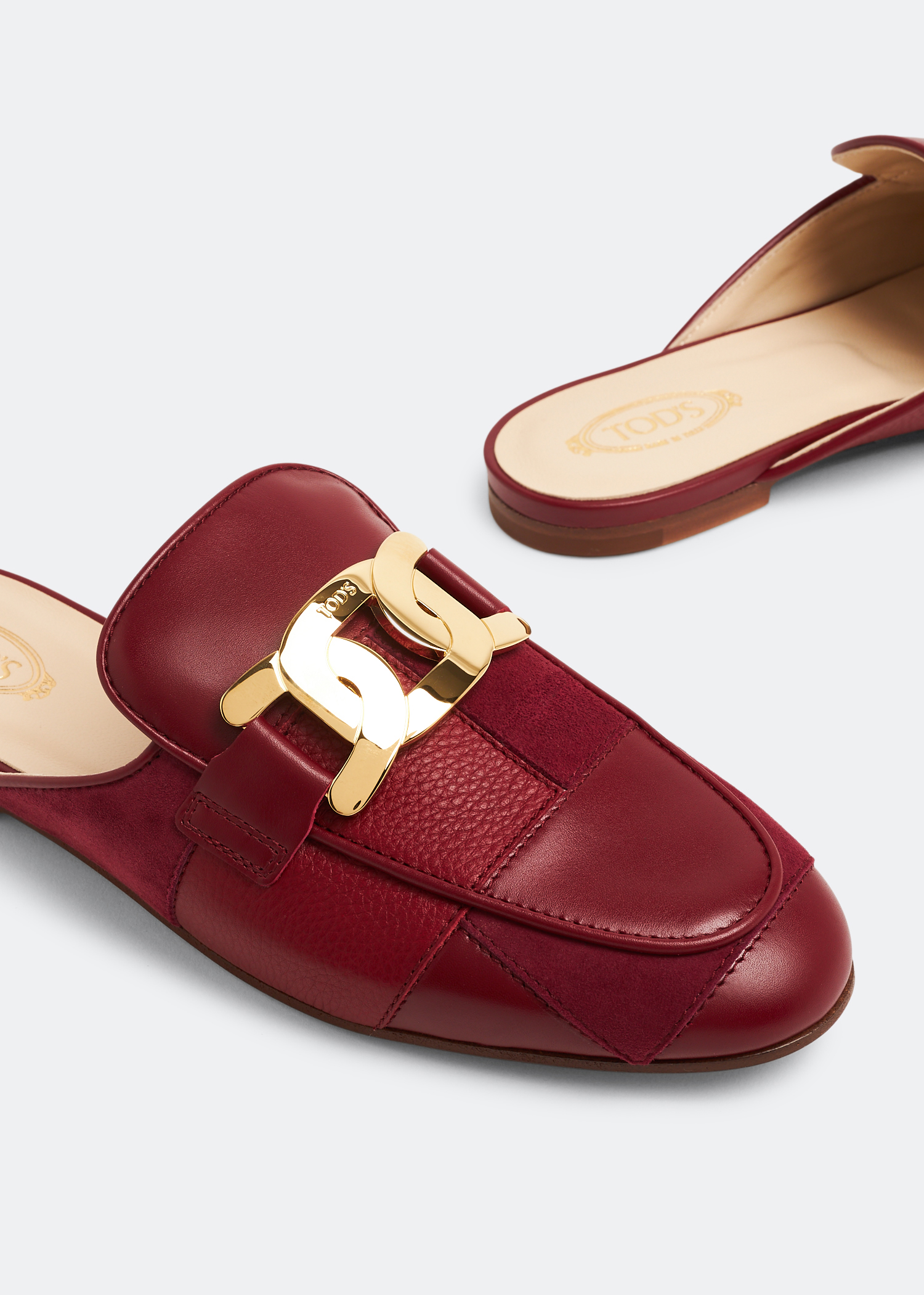 Tod's mules in store velvet