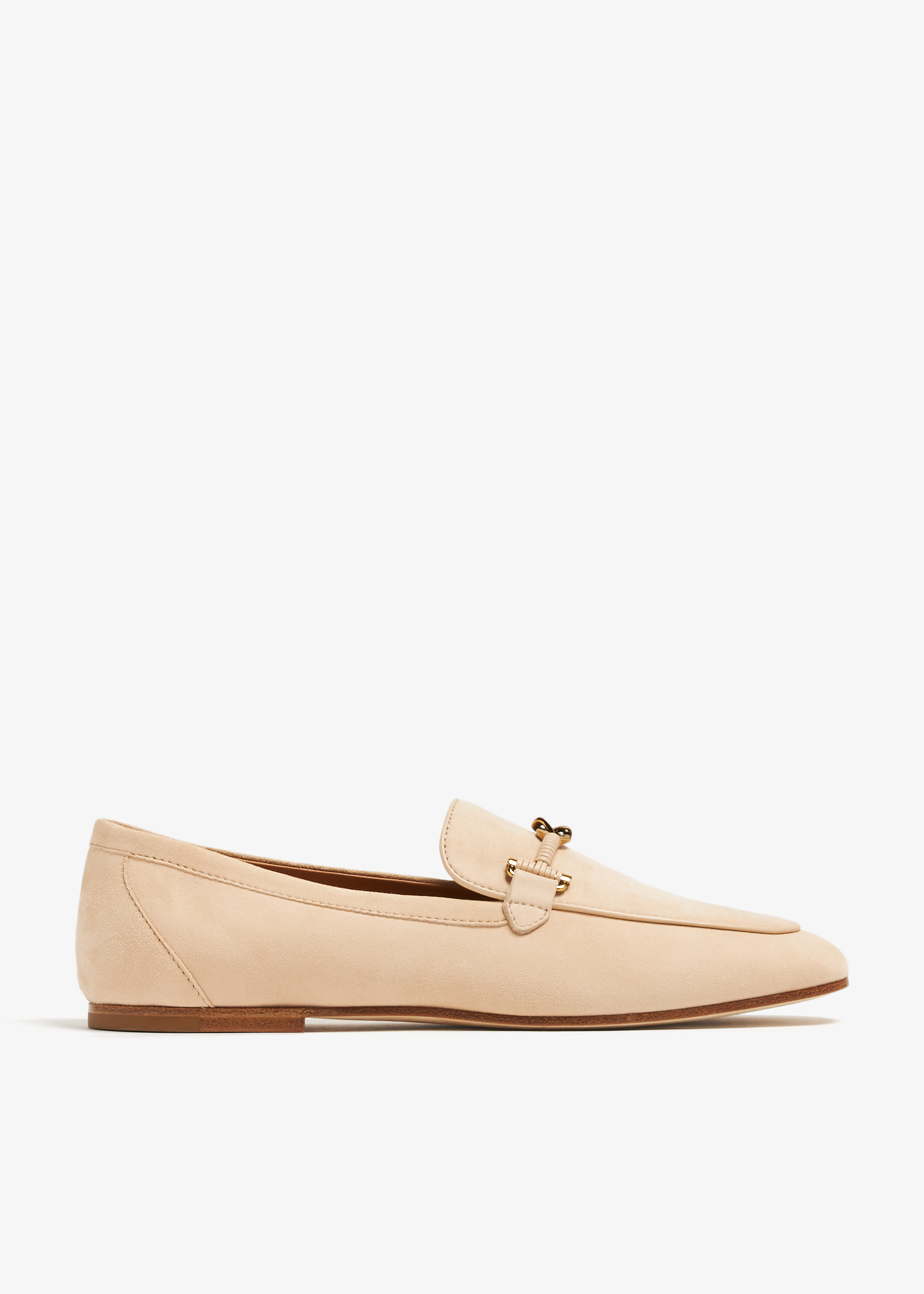 Tod s Suede loafers for Women Beige in UAE Level Shoes