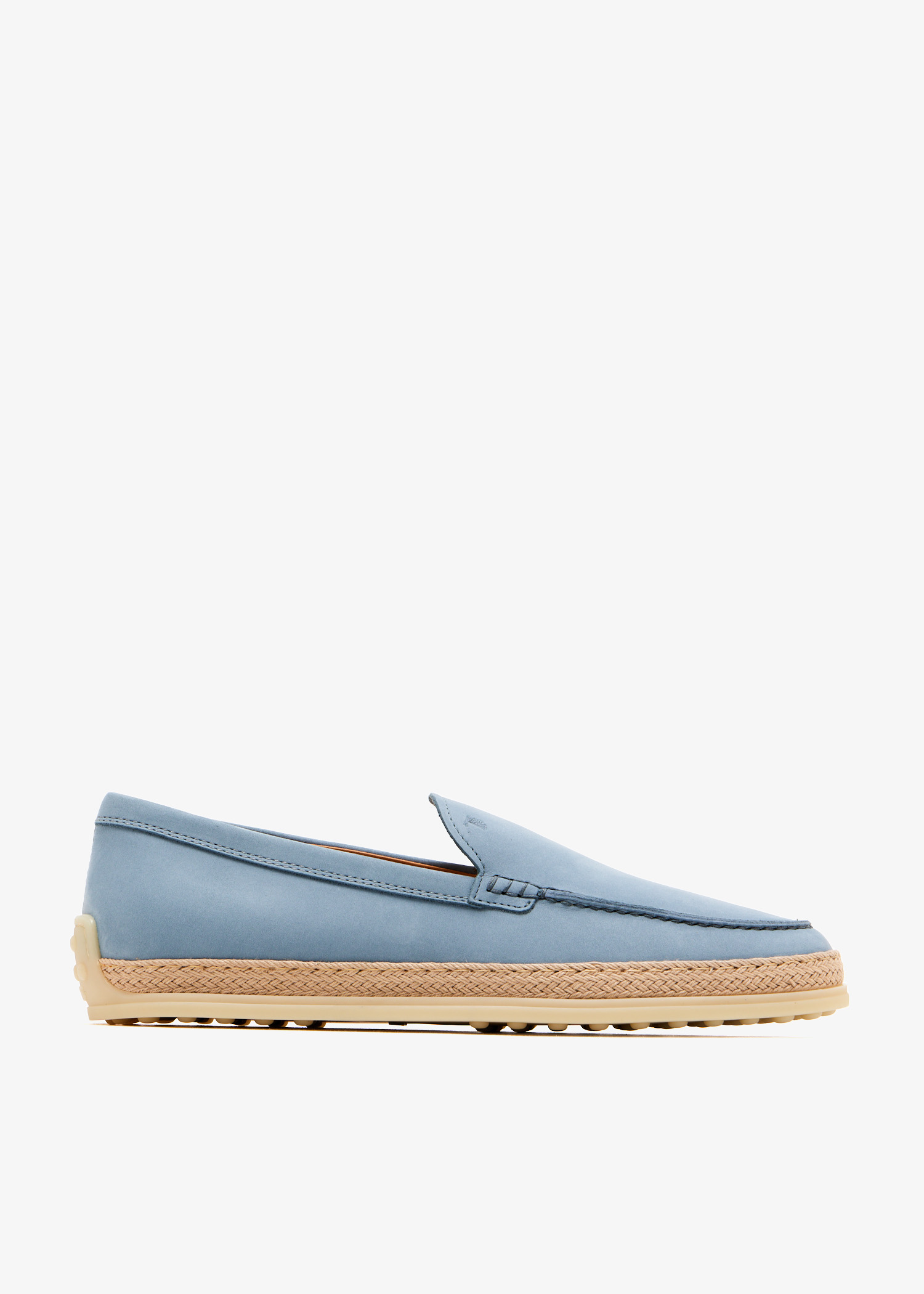

Suede slip-on loafers, Blue