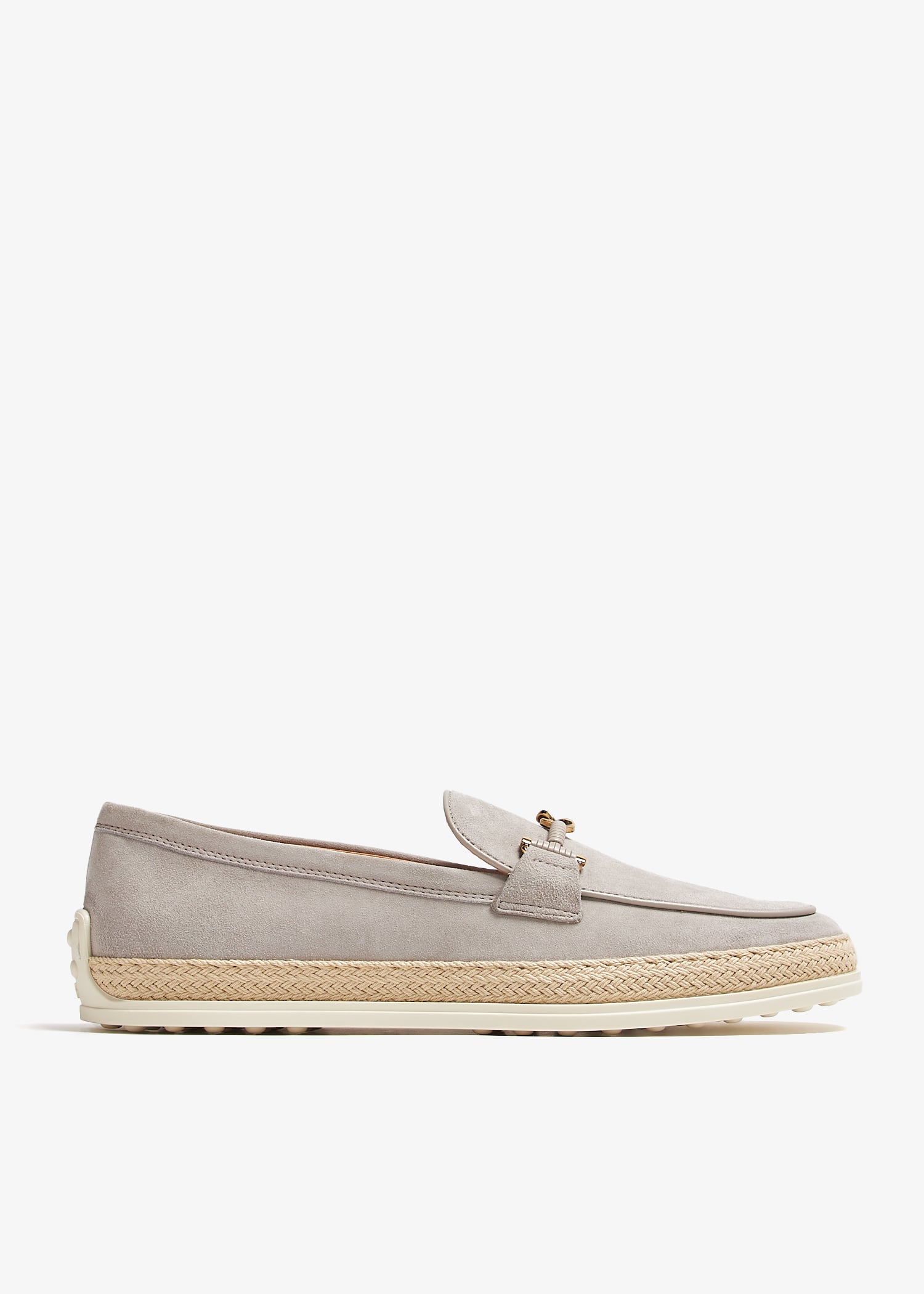 

Suede loafers, Grey