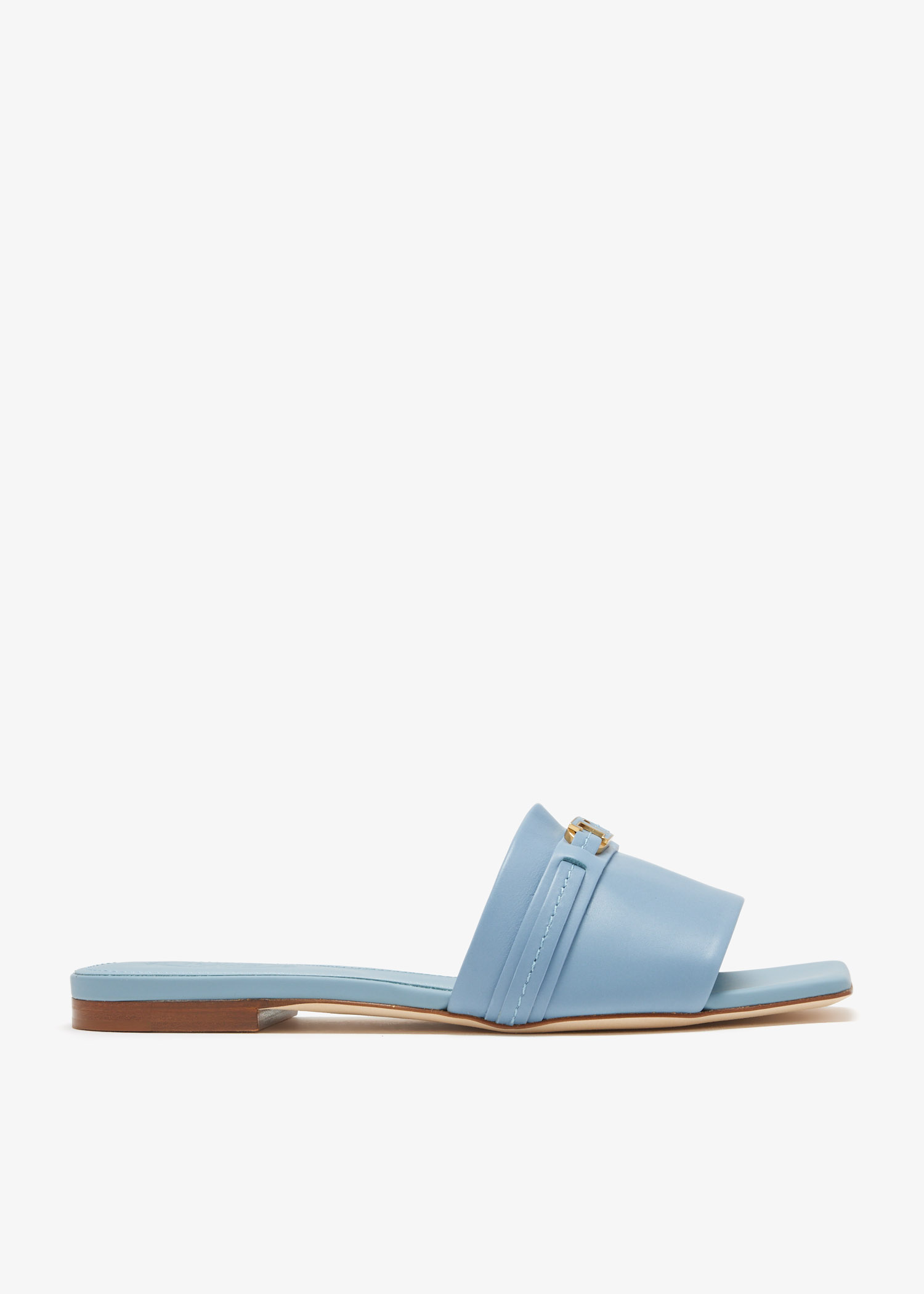 

T Timeless leather sandals, Blue