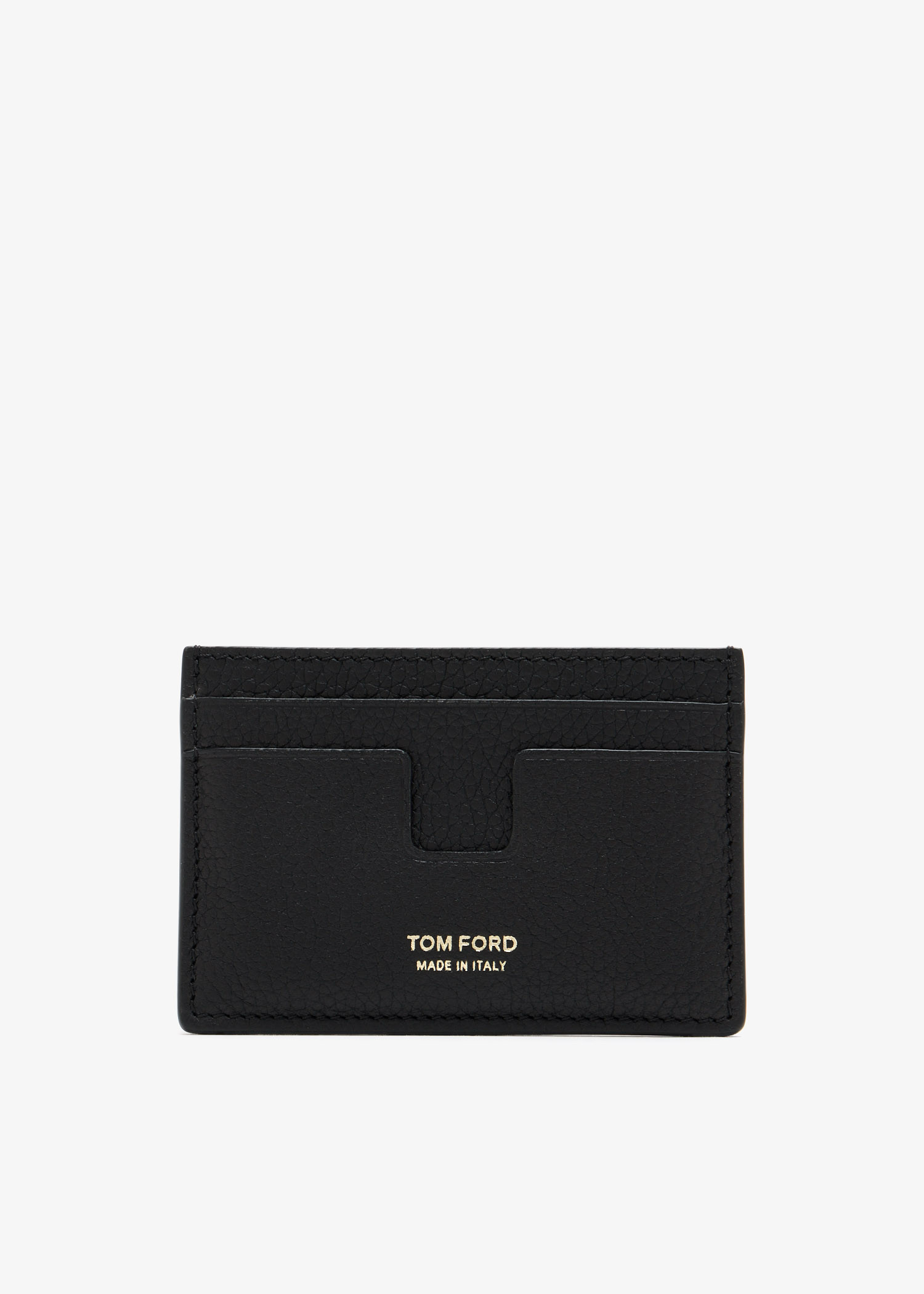 

Leather card case, Black