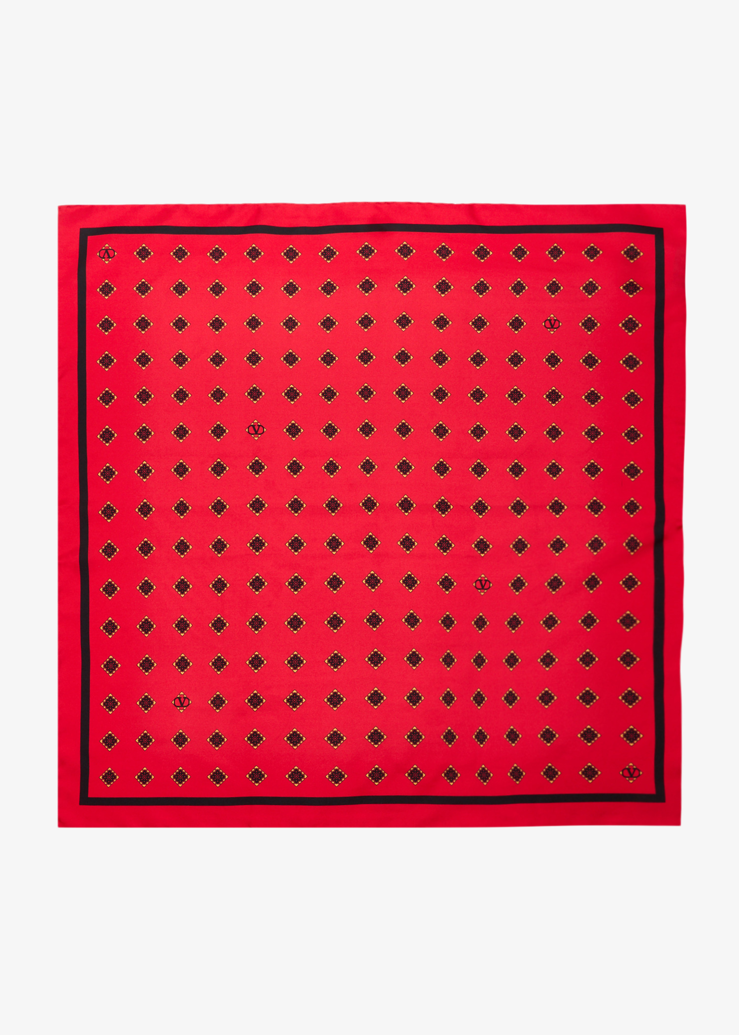 

Opticool silk scarf, Red