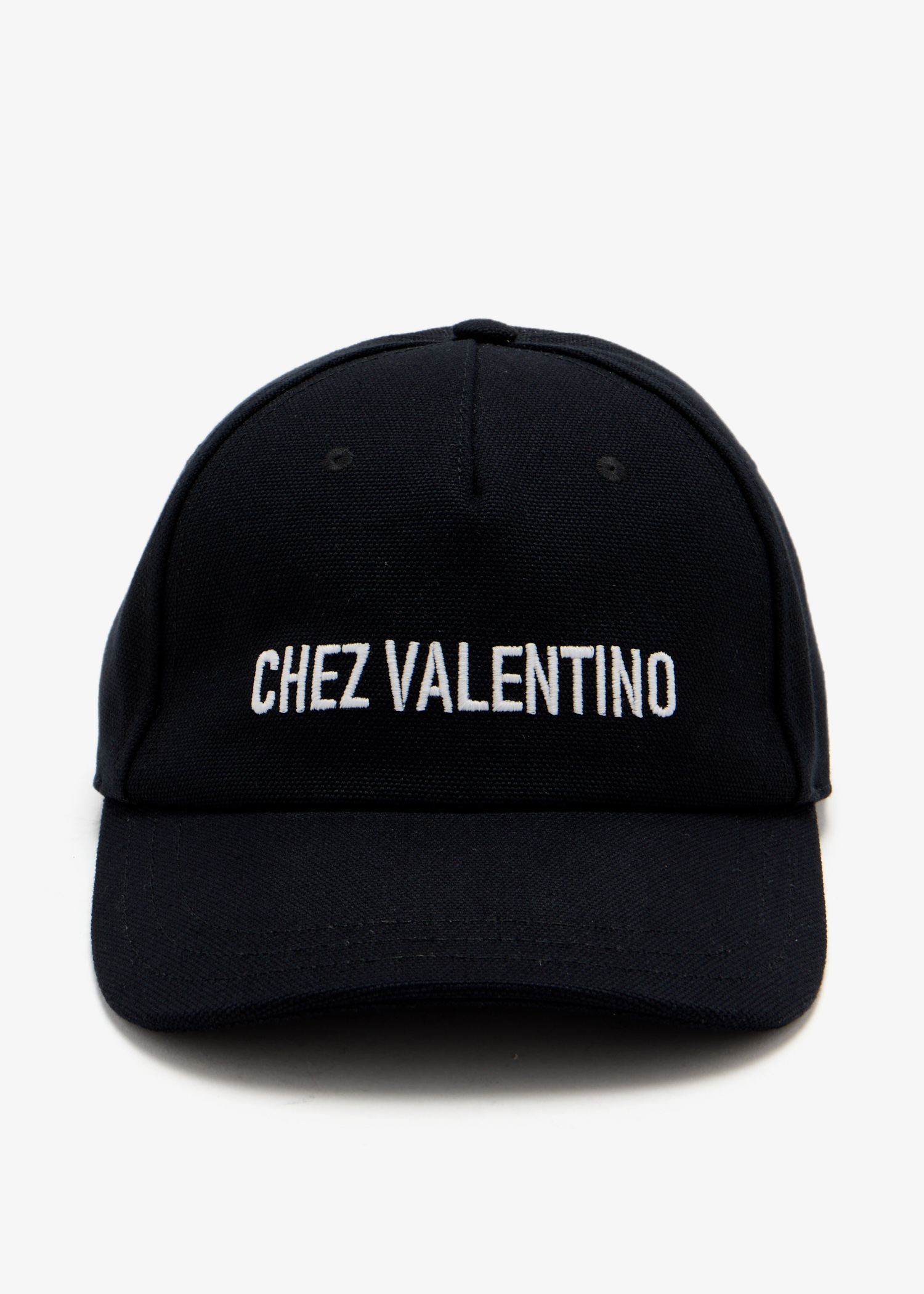 

Chez Valentino baseball cap, Black