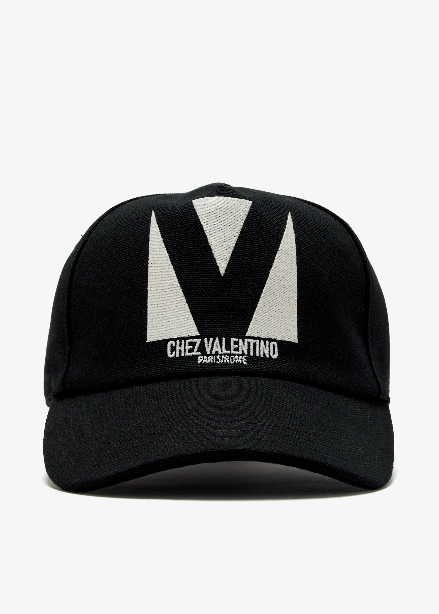 

Chez Valentino baseball cap, Black