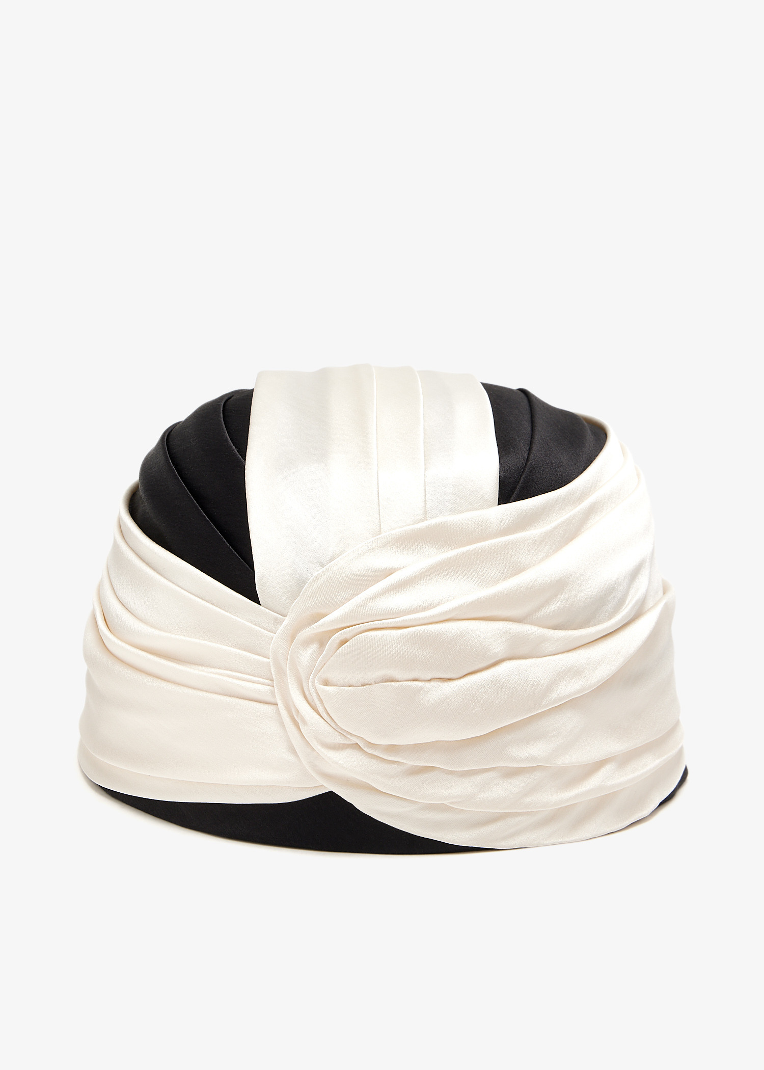 

Silk turban, White