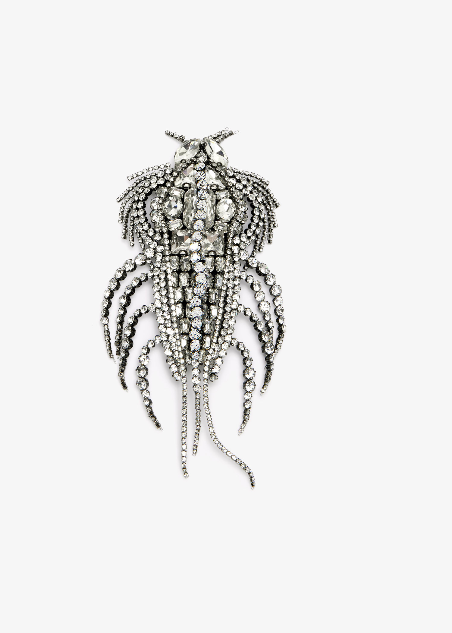

Les Glaces brooch, Silver