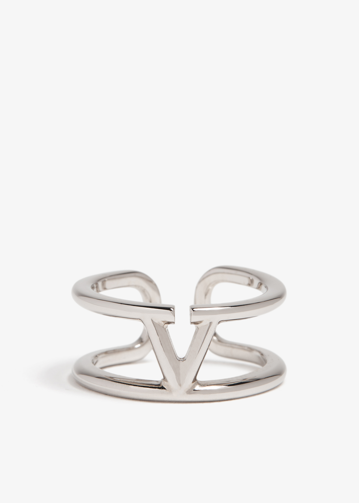 

VLogo Signature ring, Silver