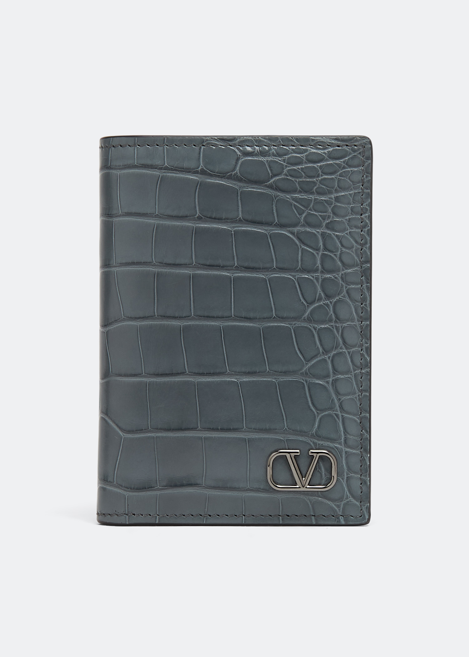 

Mini VLogo Signature card case, Grey
