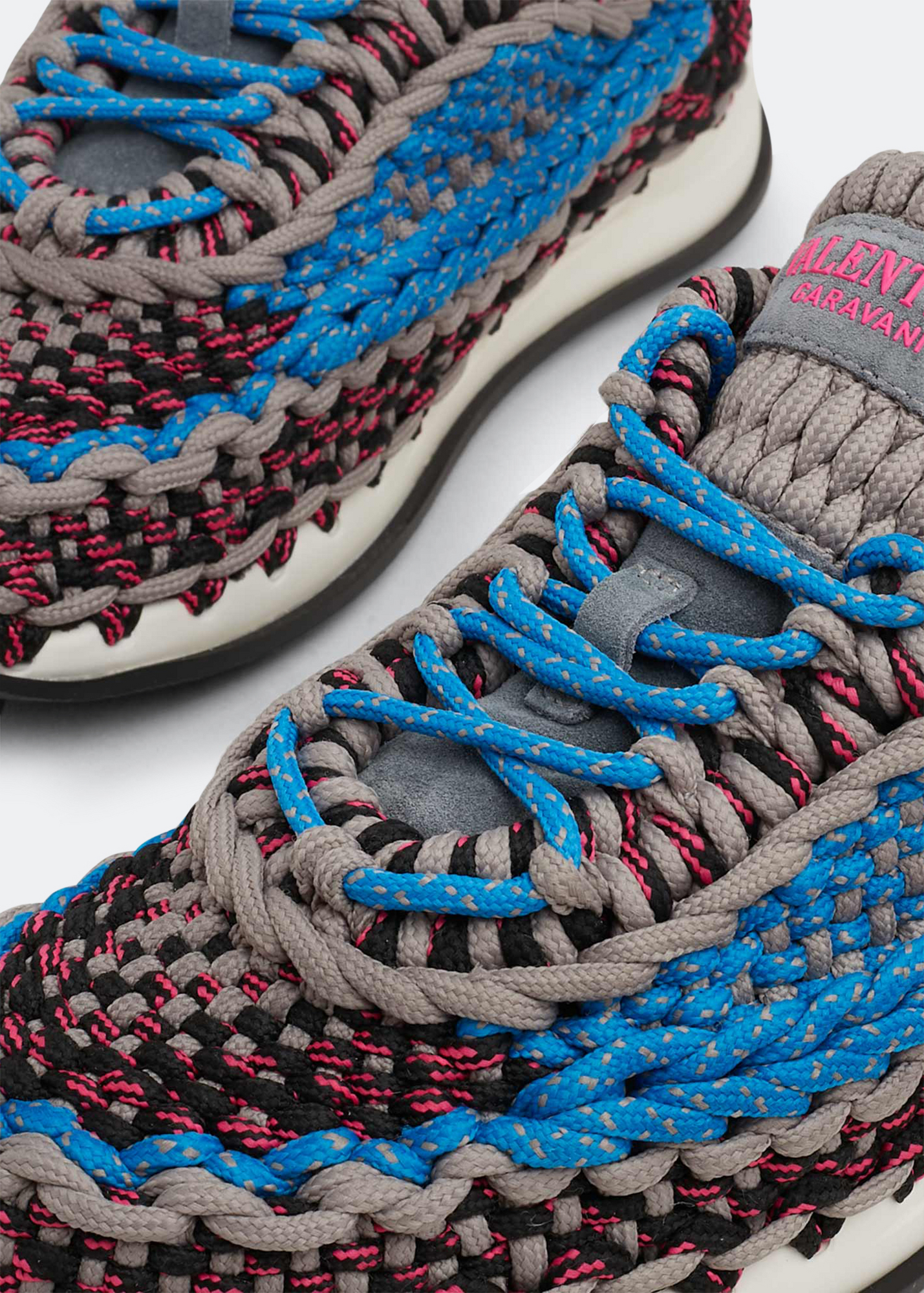 

Crochet sneakers, Blue