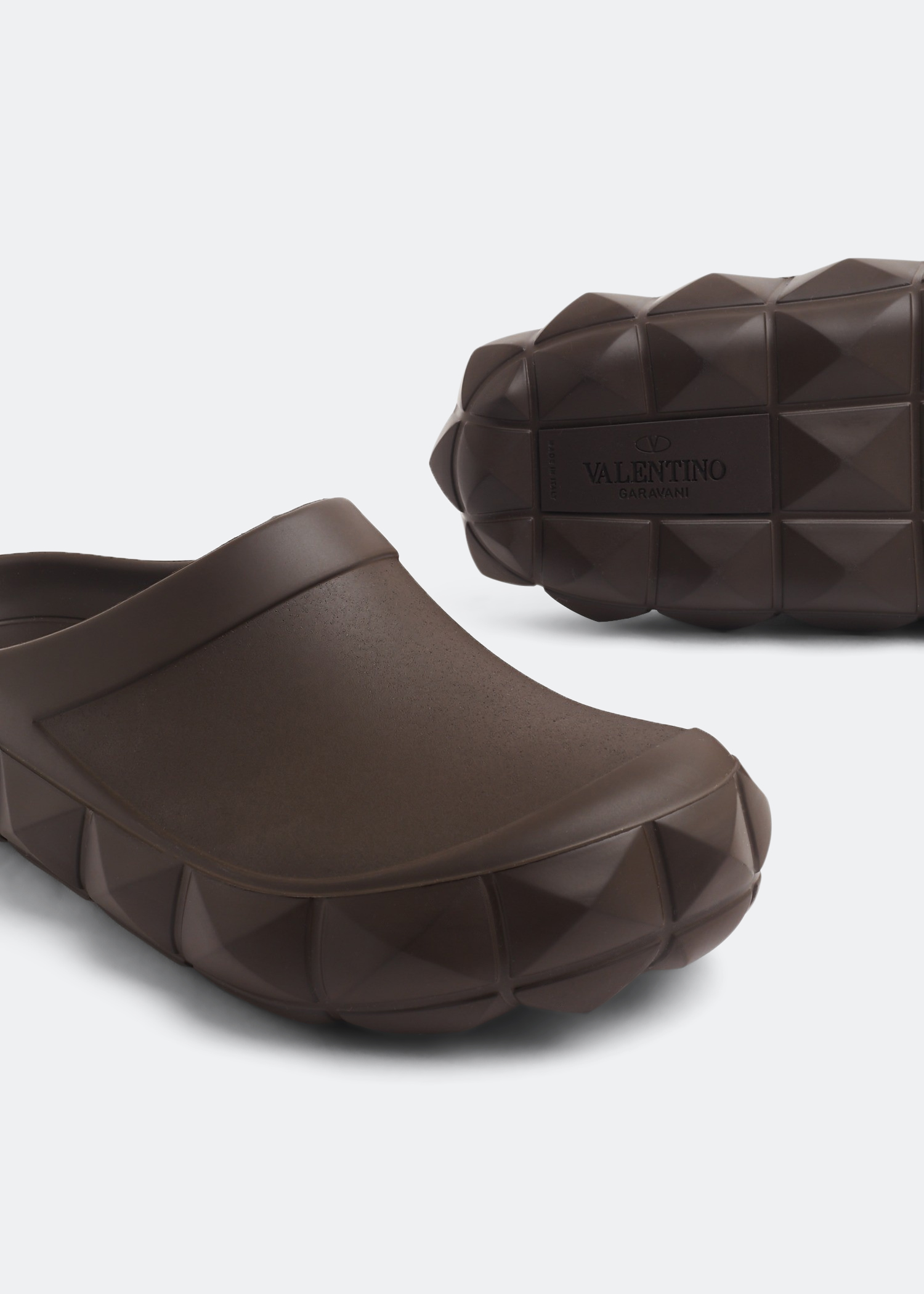 

Roman Stud Turtle slippers, Brown