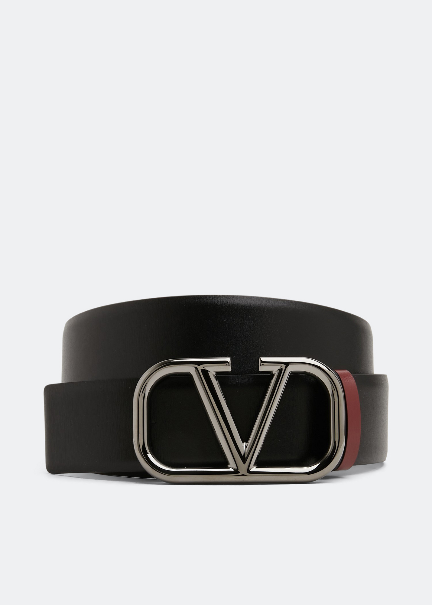 

VLogo Signature reversible belt, Black
