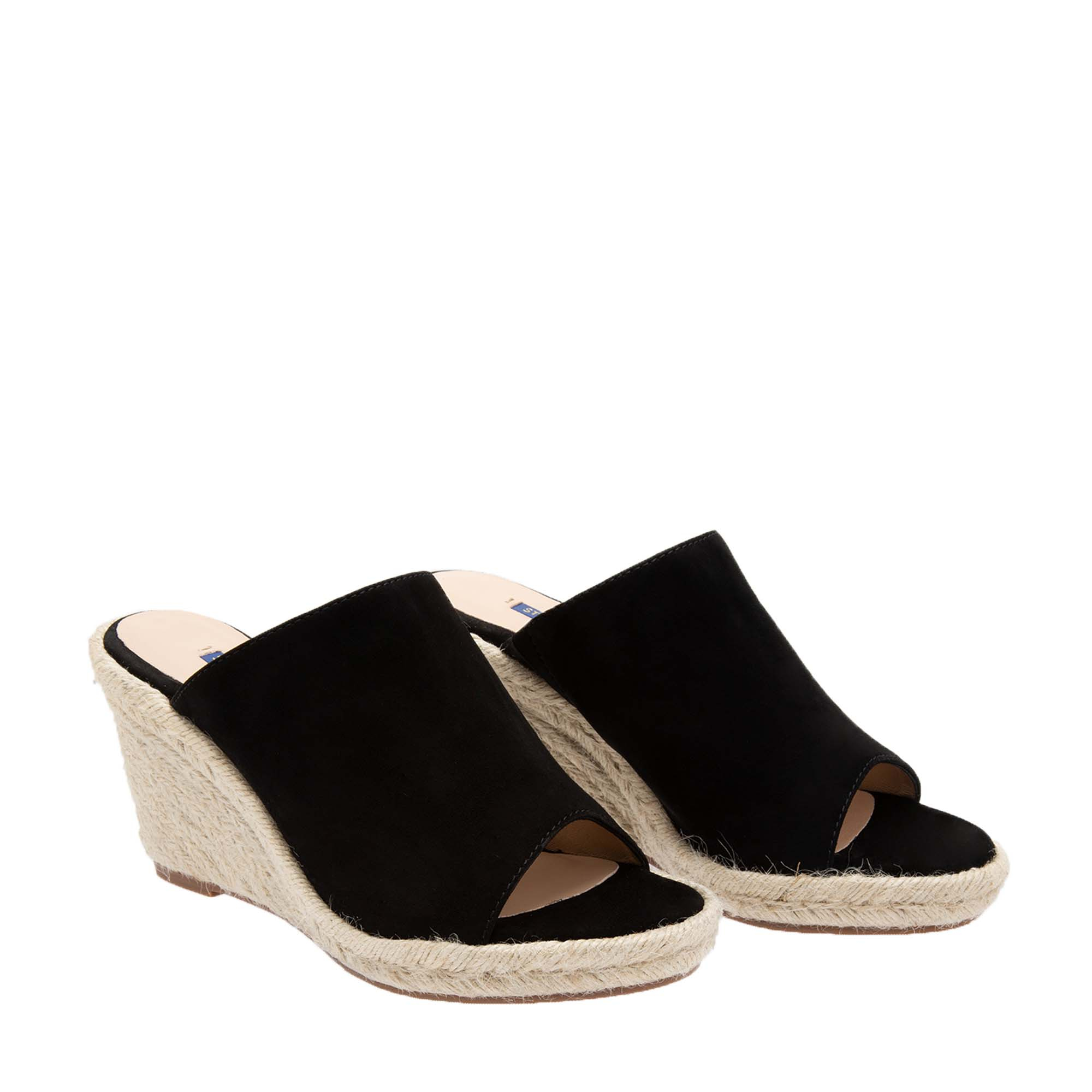 

Marabella Bambina suede wedges, Black