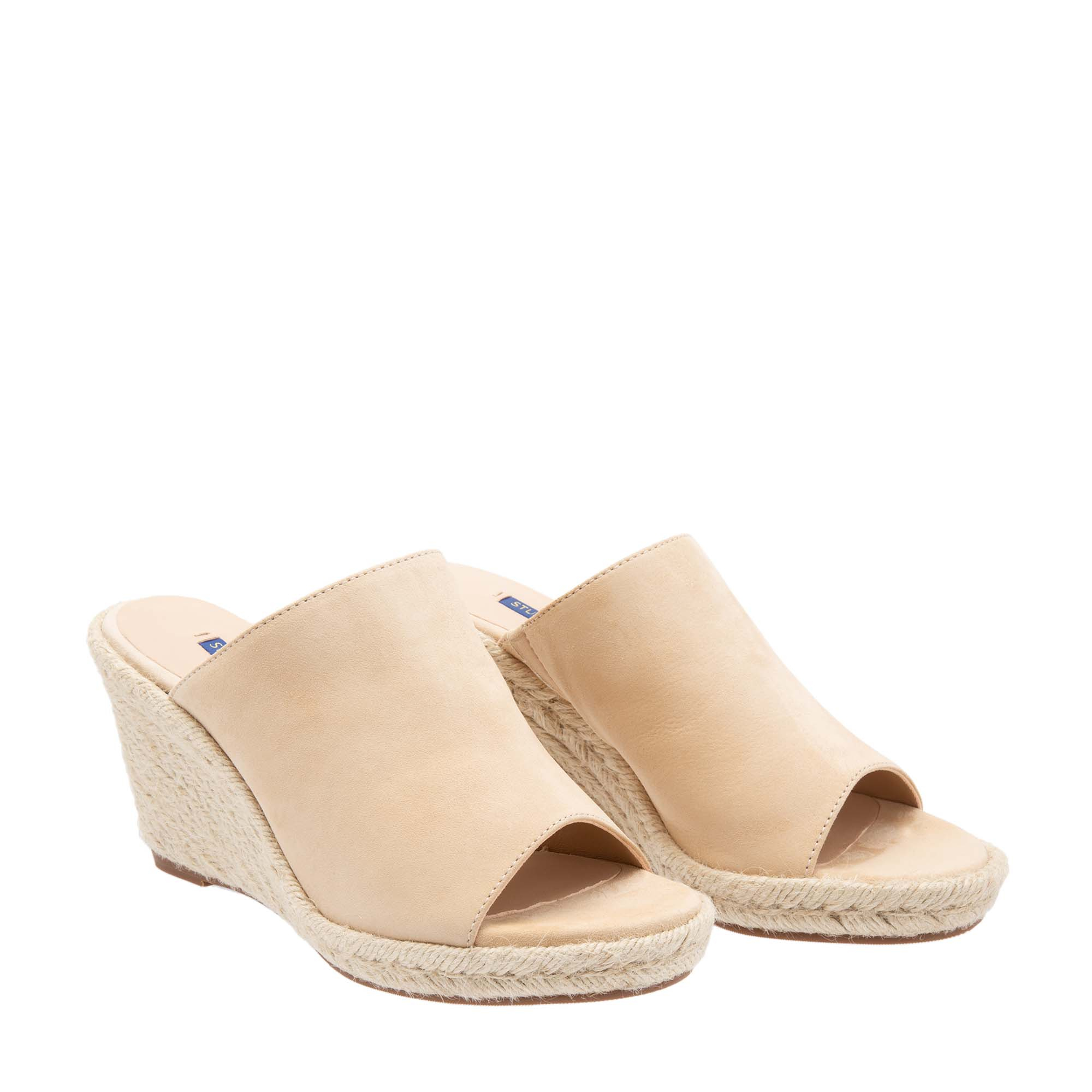 

Marabella Bambina suede wedges, Beige