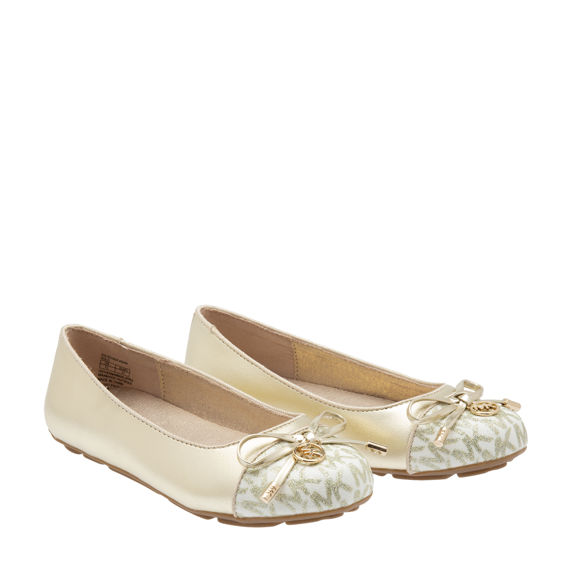 

Rover ballet flats, Gold