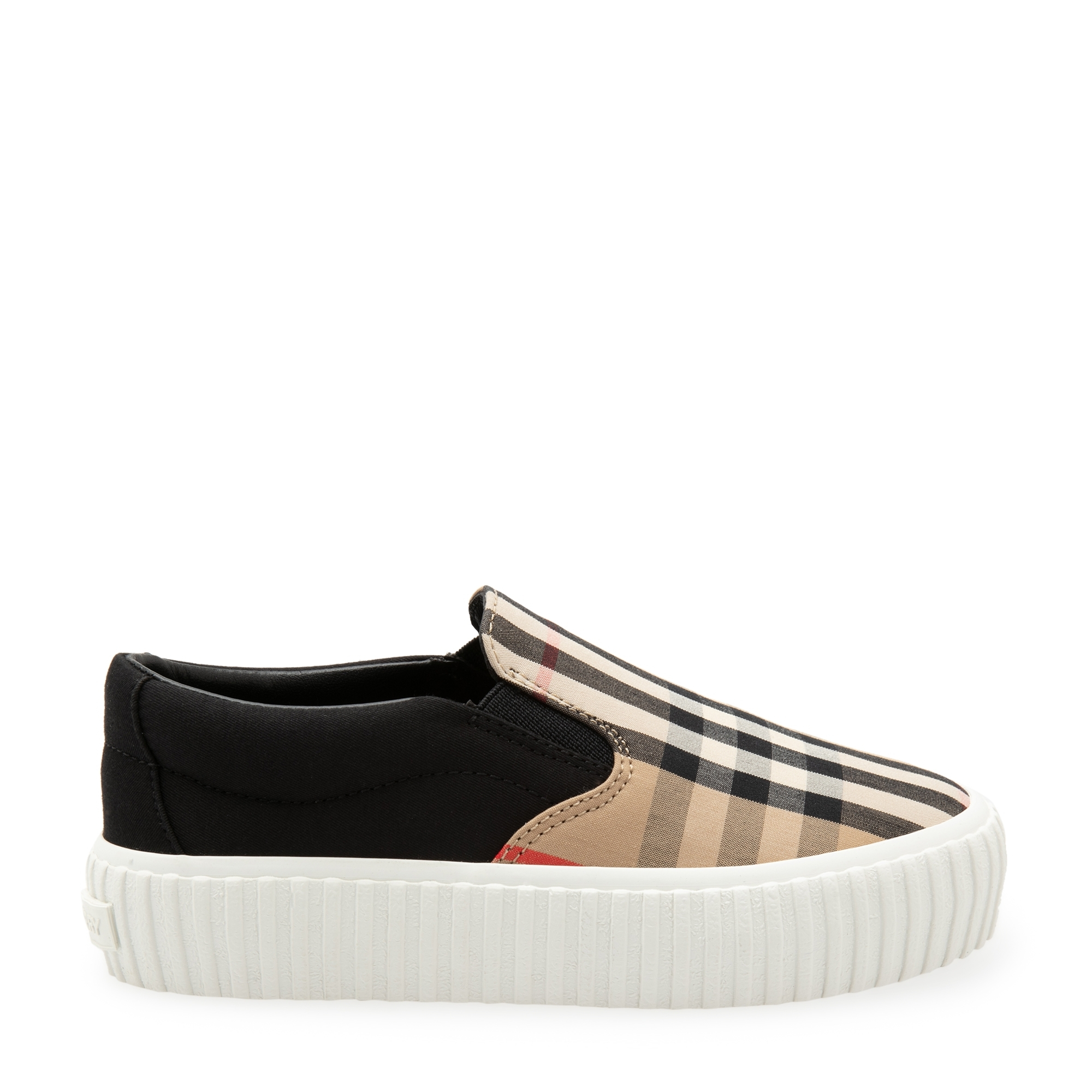 Check slip-on sneakers